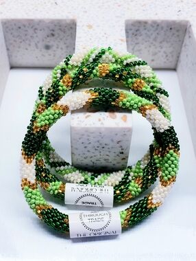 LUCKY CHARM St. Patrick Day Original Roll-On Bracelets, Set of 3, 7" round, #1